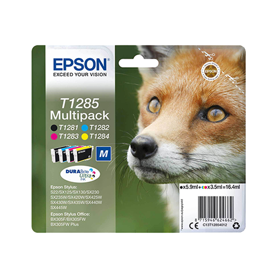 EPSON T1285 cartouche d'encre - 4 Couleurs