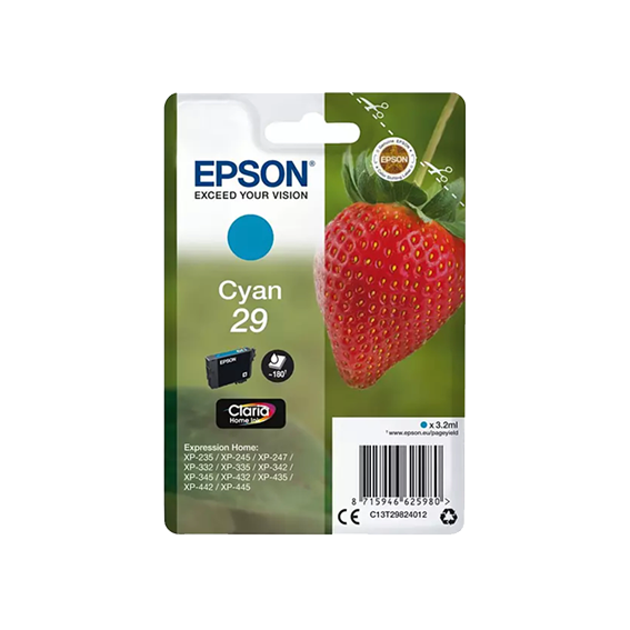 EPSON 29 cartouche d'encre - Cyan