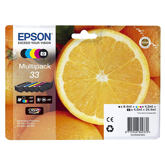 EPSON 33 cartouche d'encre - 5 Couleurs