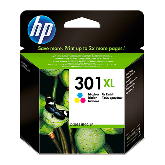 HP Cartouche d'encre 301XL - 3 couleurs