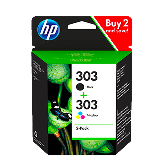HP Combo Pack 303 - Noir + 3 couleurs
