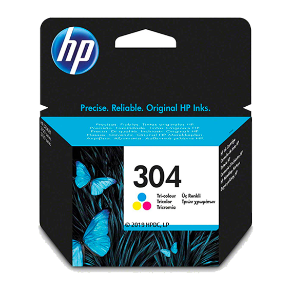 HP Cartouche d'encre 304 - 3 couleurs