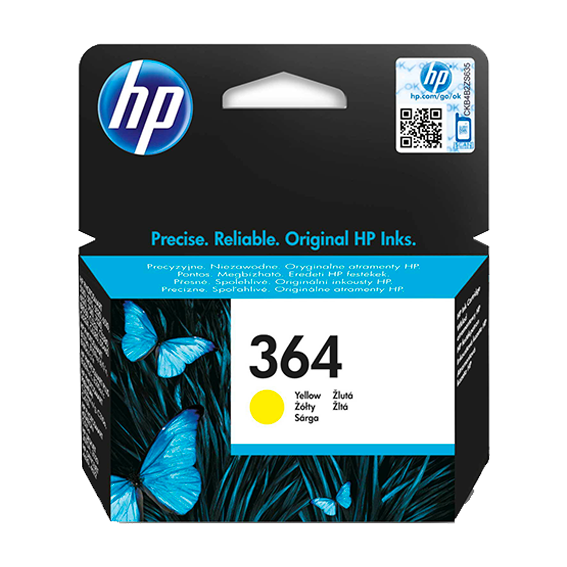 HP Cartouche d'encre 364 - Jaune