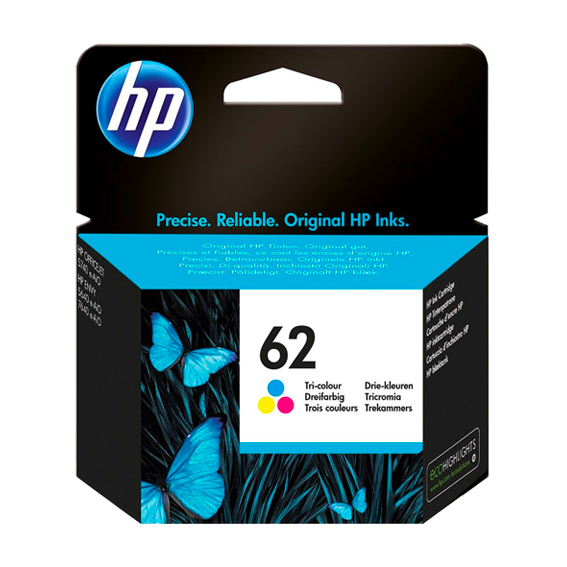 HP Cartouche d'encre 62 - 3 couleurs
