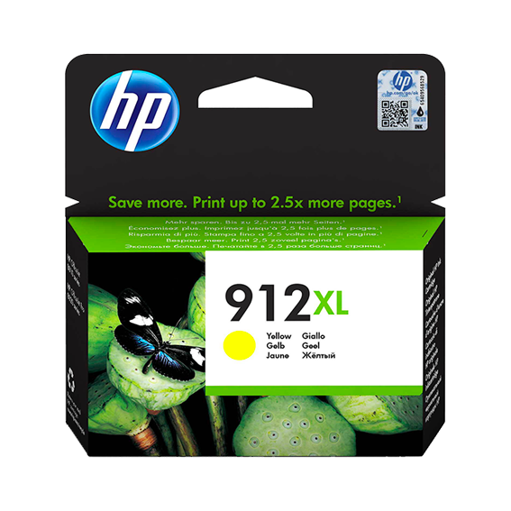 HP Cartouche d'encre 912XL - Jaune