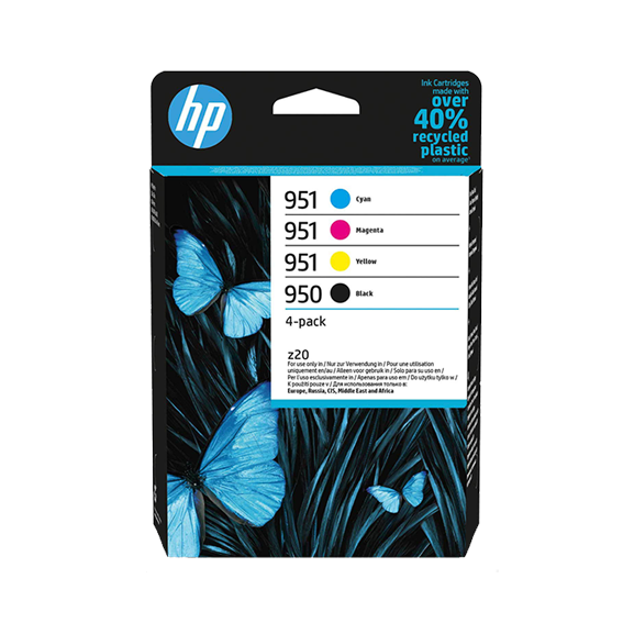 HP Combo Pack 951 Noir + 3 couleurs